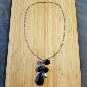 Black & silver necklace